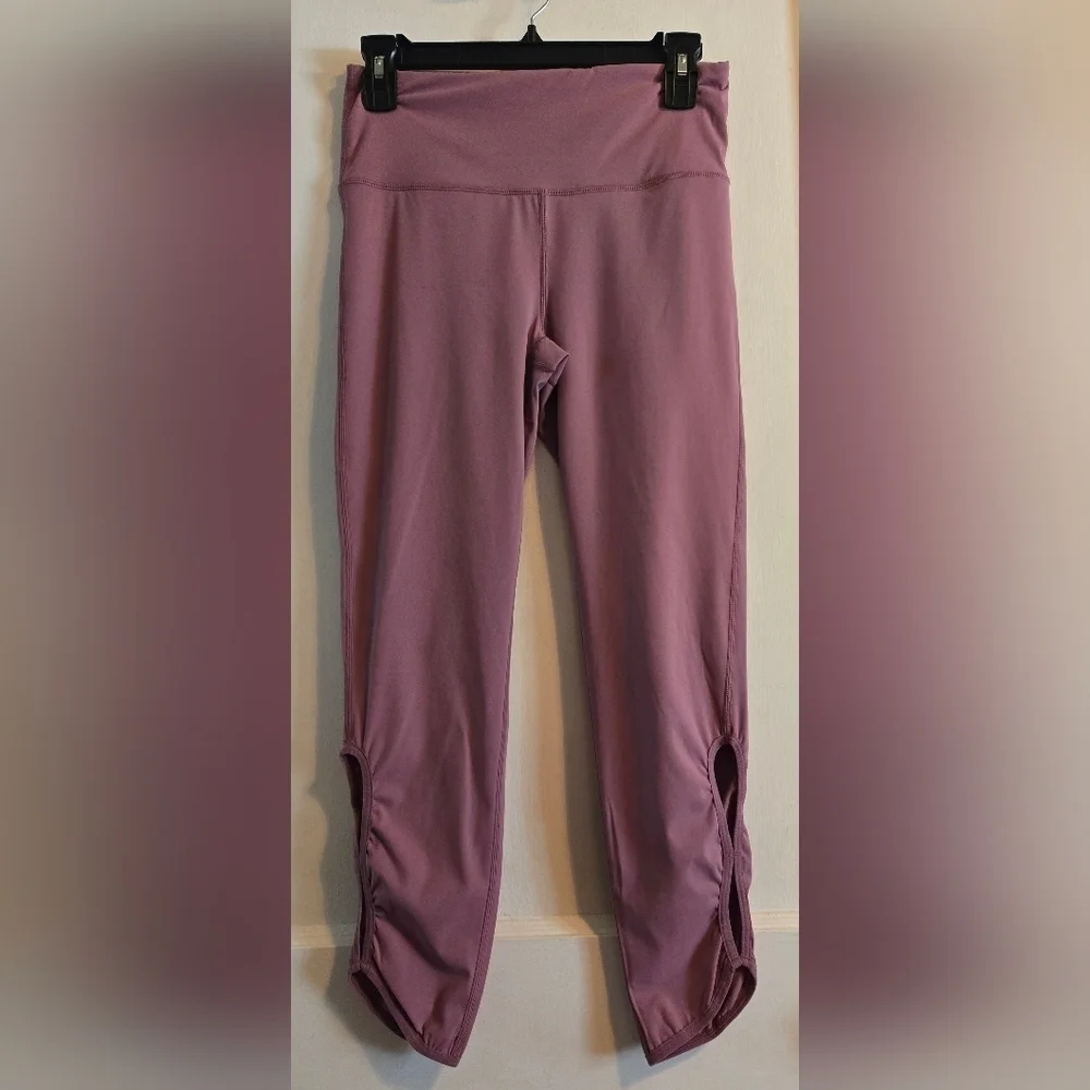 NWOT | Bordeaux | Whisper | Milan 7/8 High-Waisted Leggings | M | Mauve Pink - Picture 3 of 8